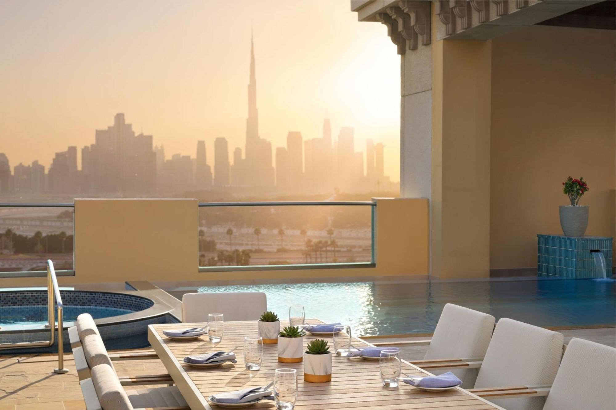 Marriott Hotel Al Jaddaf, Dubai Dış mekan fotoğraf The Address Downtown Dubai